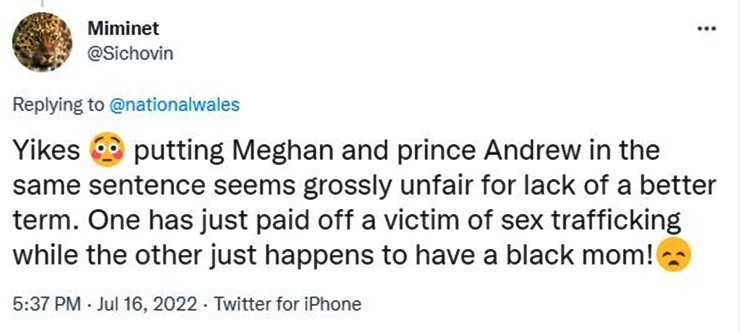 Is It Fair To Put Meghan Markle and Prince Andrew In The Same Headline
