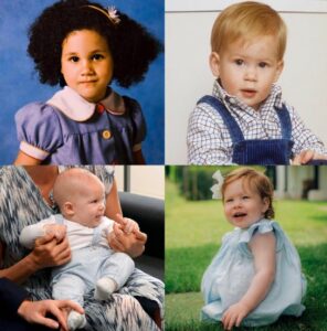 Meghan Markle Fans Compare Throwback Pics Of Herself and Harry Plus The Kids