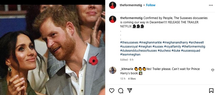Netflix Premiere Date For Prince Harry And Megan Docuseries - Trailer