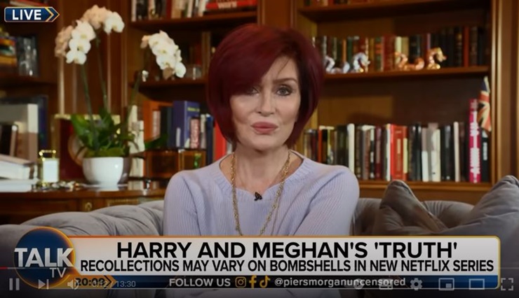 Sharon Osbourne Disses Harry and Meghan As A Boring Whine-Fest
